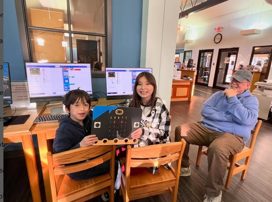 Students coding